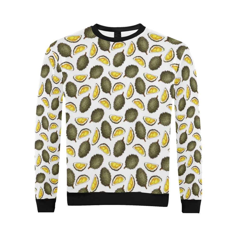 Durian Pattern Print Design DR03 Men Long Sleeve Sweatshirt