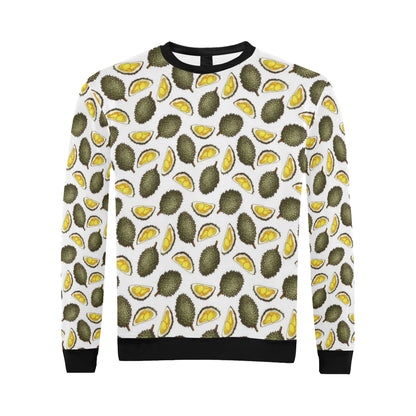 Durian Pattern Print Design DR03 Men Long Sleeve Sweatshirt