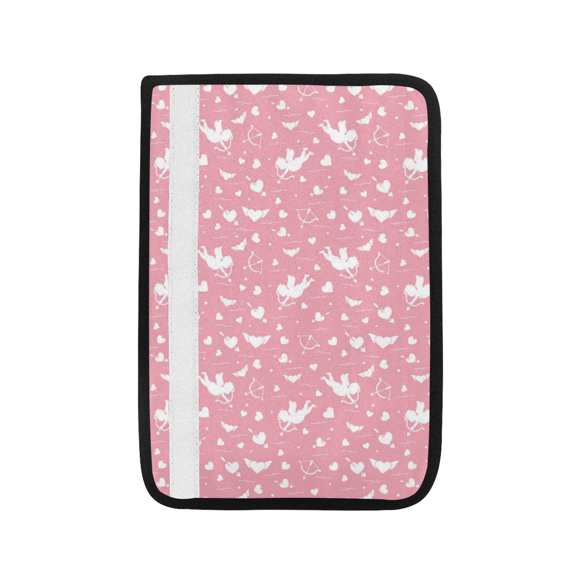 Cupid Pattern Print Design 03 Car Seat Belt Cover