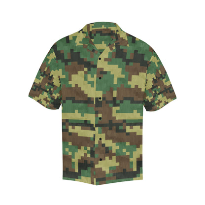 ACU Army Digital Pattern Print Design 02 Men's Hawaiian Shirt