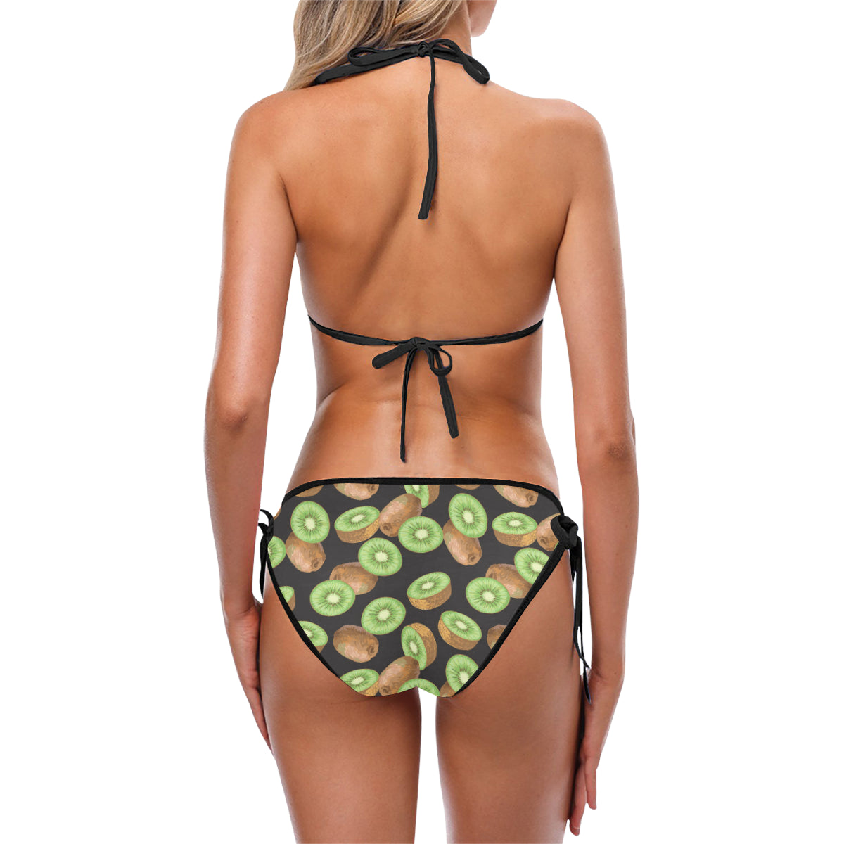 Kiwi Pattern Print Design KW03 Bikini