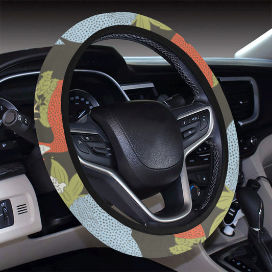 Guinea Fowl Pattern Print Design 02 Steering Wheel Cover with Elastic Edge