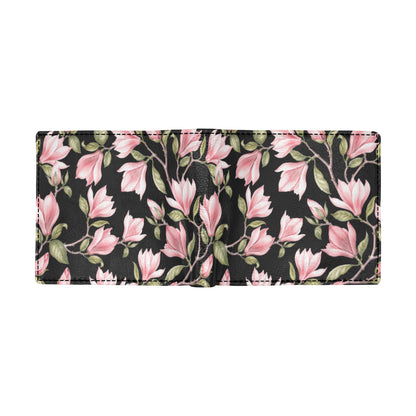 Magnolia Pattern Print Design MAG03 Men's ID Card Wallet