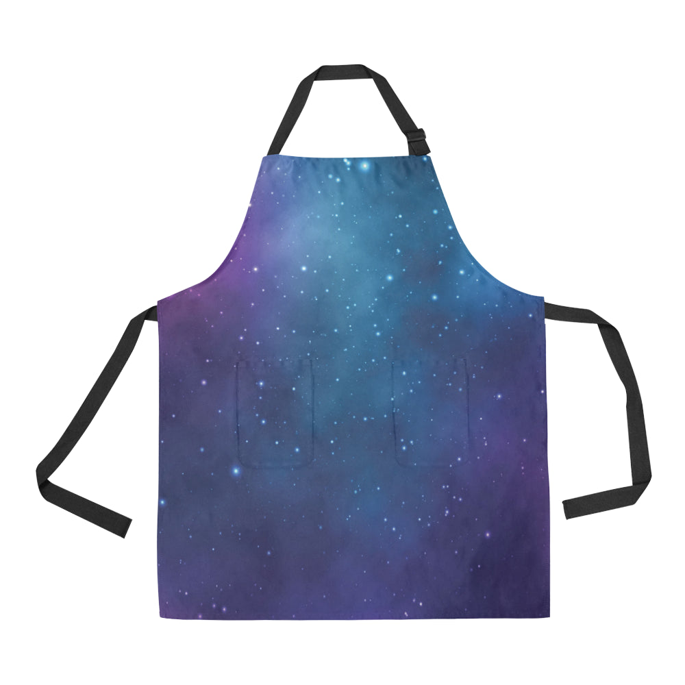 Nebula Pattern Print Design A01 Apron with Pocket