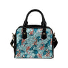 KOI Fish Pattern Print Design 05 Shoulder Handbag