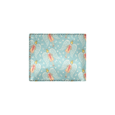 Angel Pattern Print Design 01 Men's ID Card Wallet