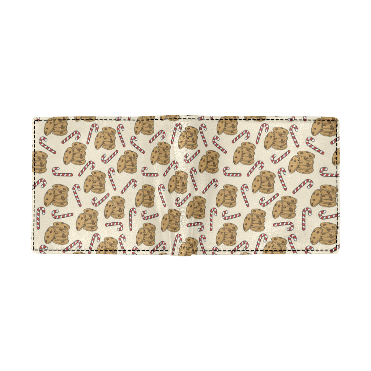 Cookie Pattern Print Design 04 Men's ID Card Wallet