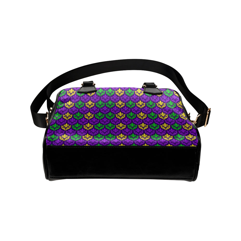 Mardi Gras Pattern Print Design 02 Shoulder Handbag