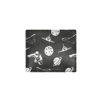 Space Astronauts Print Men's ID Card Wallet