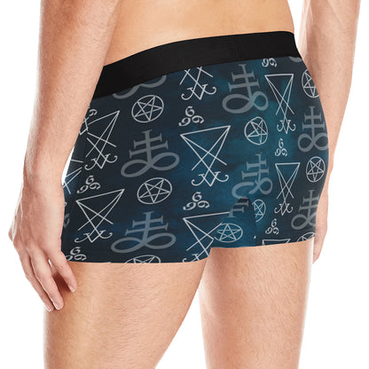 Pentagram Pattern Print Design A03 Men's Boxer Briefs