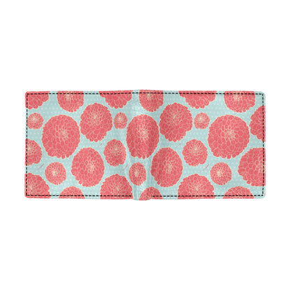 Marigold Pattern Print Design MR03 Men's ID Card Wallet