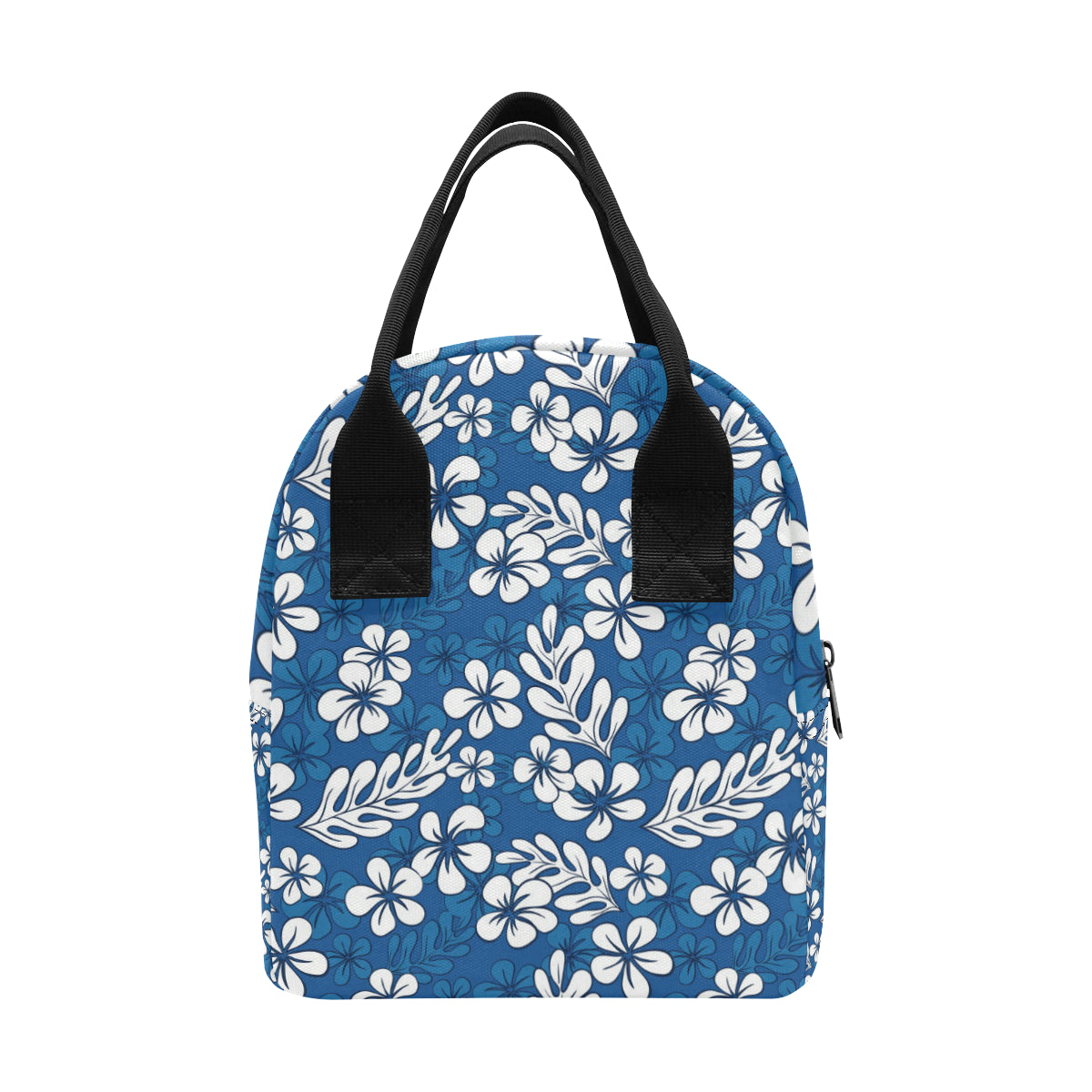 Plumeria Pattern Print Design PM015 Insulated Lunch Bag