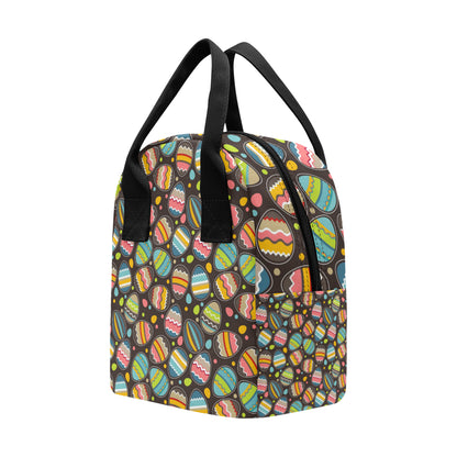Easter Eggs Pattern Print Design RB03 Insulated Lunch Bag
