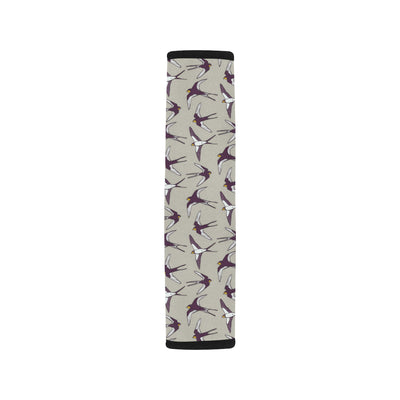 Swallow Bird Pattern Print Design 03 Car Seat Belt Cover