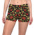 Cranberry Pattern Print Design CB02 Yoga Shorts