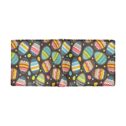 Easter Eggs Pattern Print Design RB03 Men's ID Card Wallet
