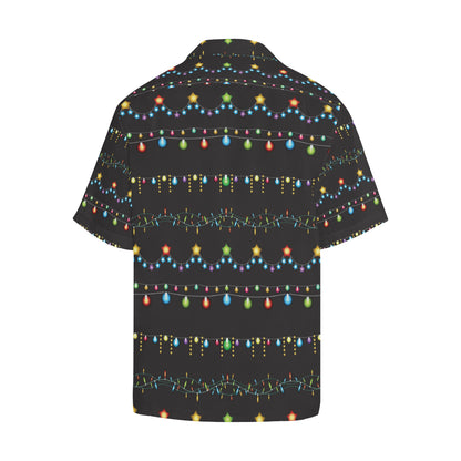 Christmas Light Pattern Print Design 01 Men's Hawaiian Shirt