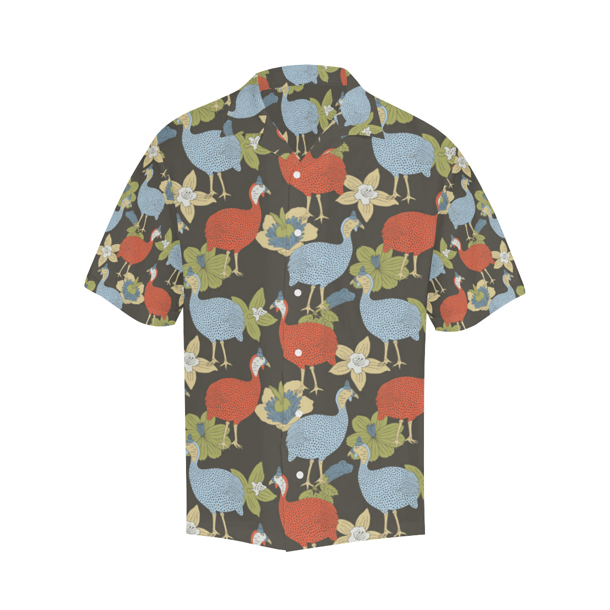 Guinea Fowl Pattern Print Design 02 Men's Hawaiian Shirt