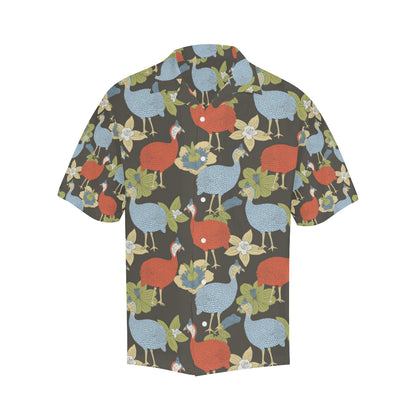 Guinea Fowl Pattern Print Design 02 Men's Hawaiian Shirt