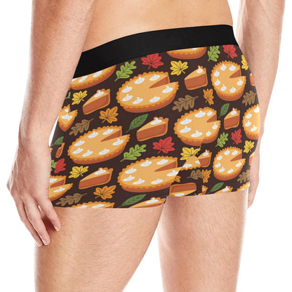 Pie Pattern Print Design A03 Men's Boxer Briefs