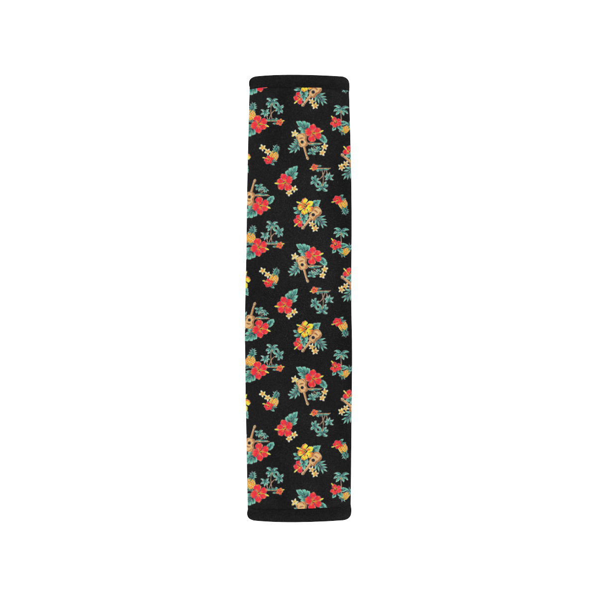 Hawaiian Flower Themed Print Car Seat Belt Cover