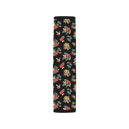 Hawaiian Flower Themed Print Car Seat Belt Cover