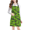 Green Kelly Camo Print Apron with Pocket