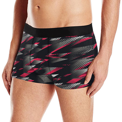 Racing Style Pattern Print Design A04 Men's Boxer Briefs