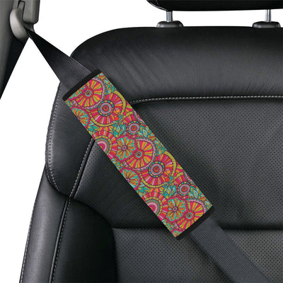 Boho Pattern Print Design 01 Car Seat Belt Cover