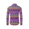 Boho Indian Style Pattern Men's Long Sleeve Shirt