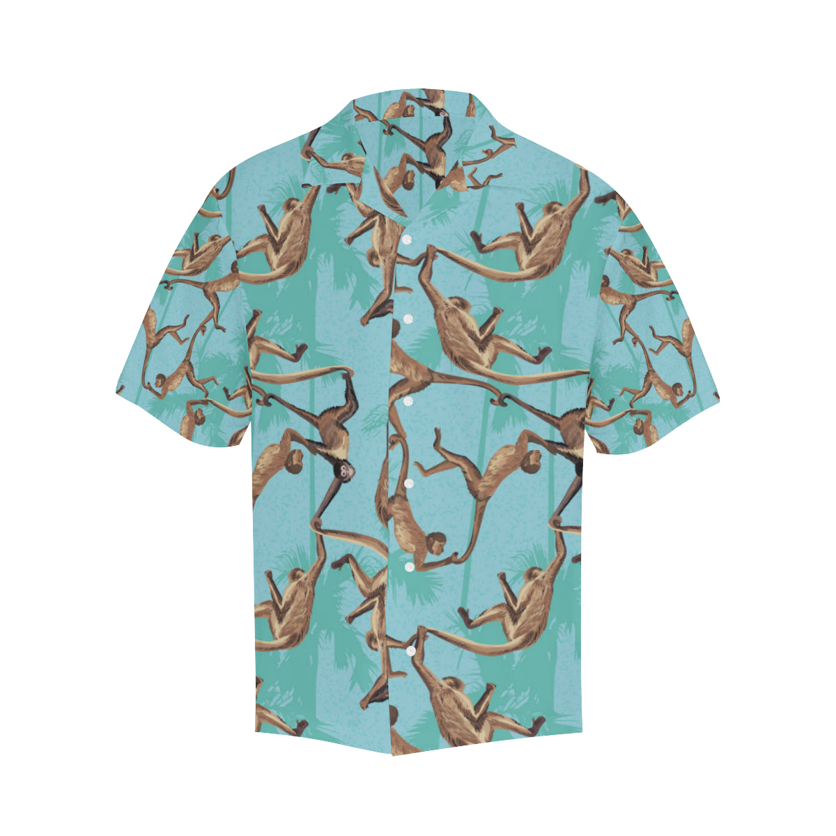 Monkey Pattern Print Design 04 Men's Hawaiian Shirt