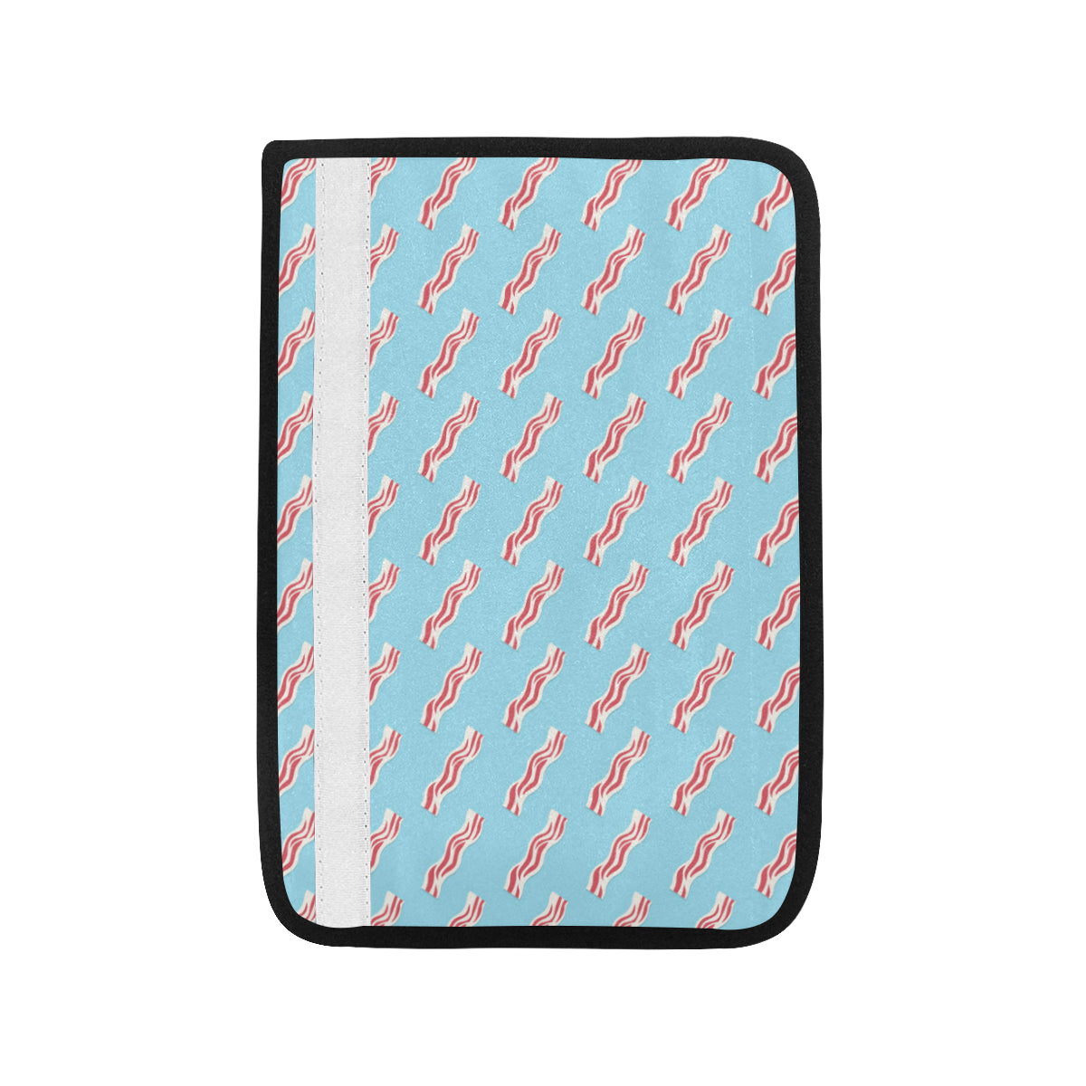 Bacon Pattern Print Design 03 Car Seat Belt Cover