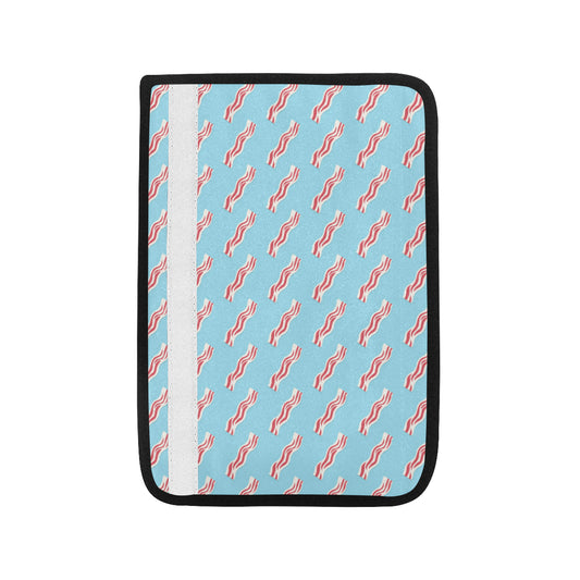 Bacon Pattern Print Design 03 Car Seat Belt Cover