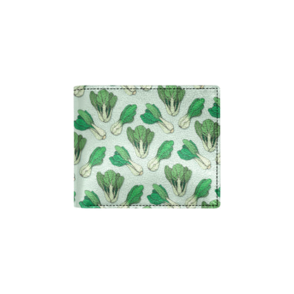 Bok Choy Pattern Print Design 01 Men's ID Card Wallet