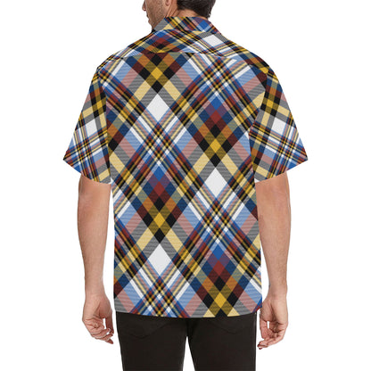 Madras Pattern Print Design 01 Men's Hawaiian Shirt