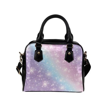 Cosmic Pastel Pattern Print Design 02 Shoulder Handbag