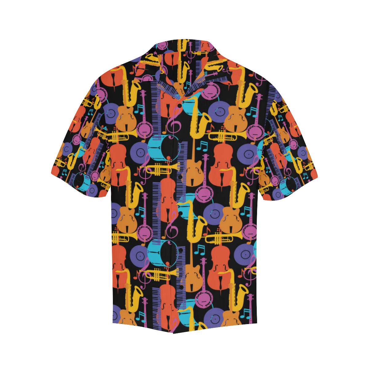 Jazz Pattern Print Design 03 Men's Hawaiian Shirt