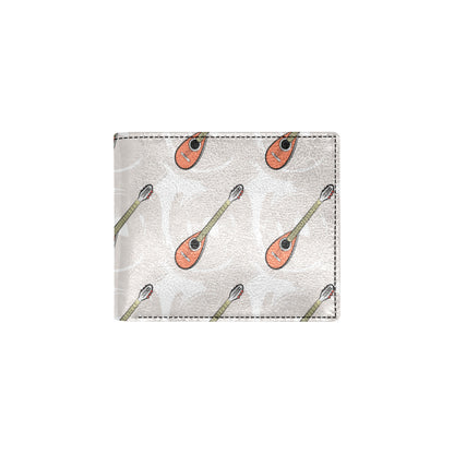 Mandolin Pattern Print Design 03 Men's ID Card Wallet