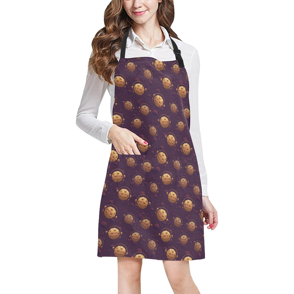 Cookie Pattern Print Design 03 Apron with Pocket