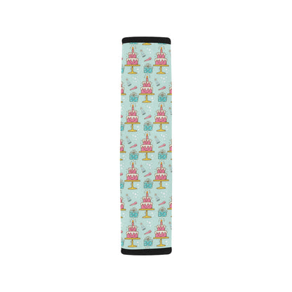 Cake Pattern Print Design 06 Car Seat Belt Cover