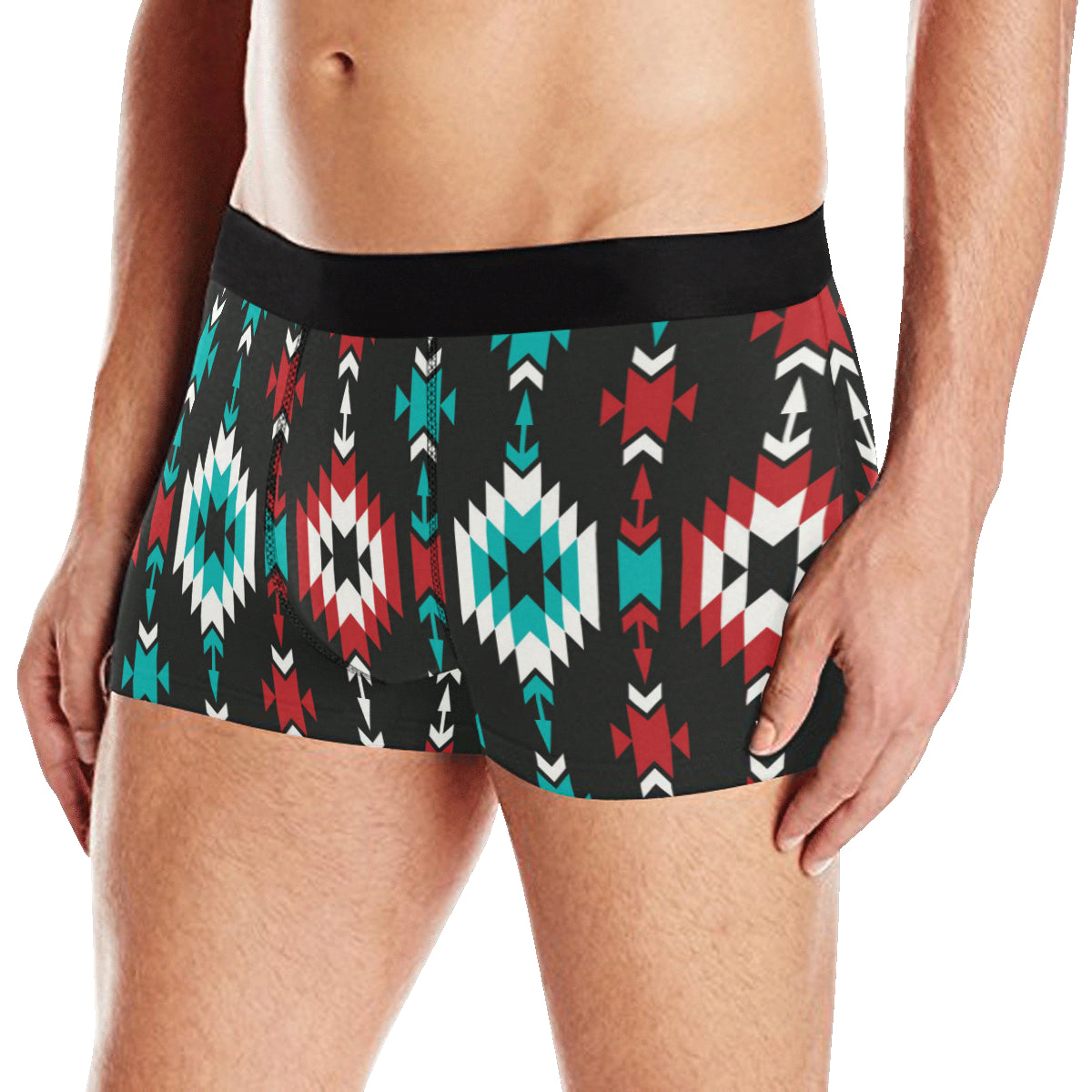 Native Pattern Print Design A08 Men's Boxer Briefs