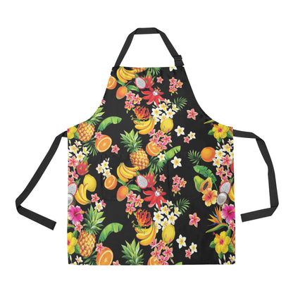 Tropical Fruits Pattern Print Design TF02 Apron with Pocket