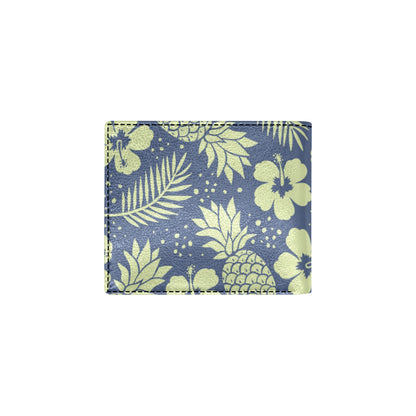 Pineapple Pattern Print Design PP07 Men's ID Card Wallet