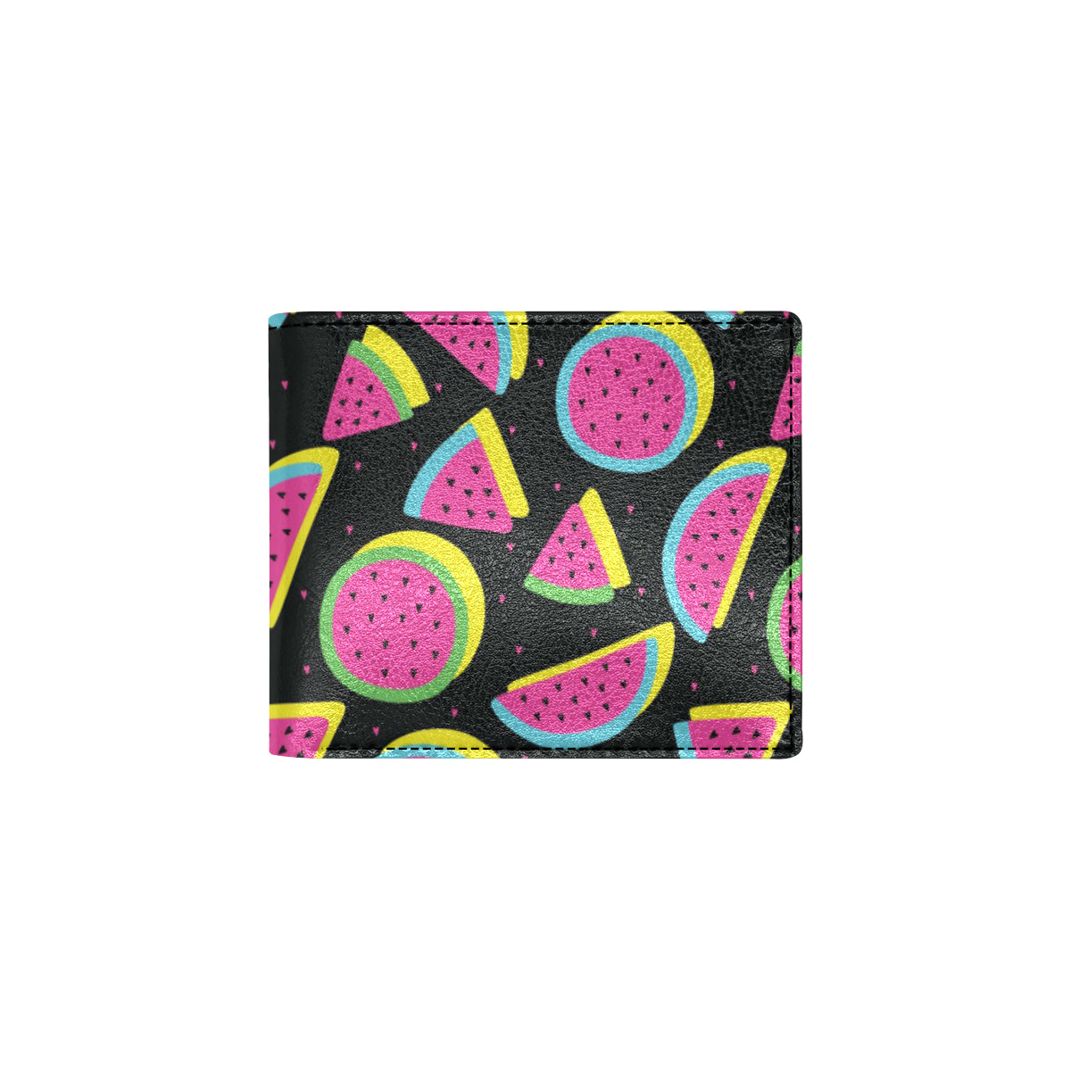 Watermelon Pattern Print Design WM07 Men's ID Card Wallet