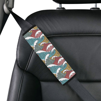 Tribal Wave Pattern Print Car Seat Belt Cover