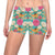 Summer Floral Pattern Print Design SF07 Yoga Shorts