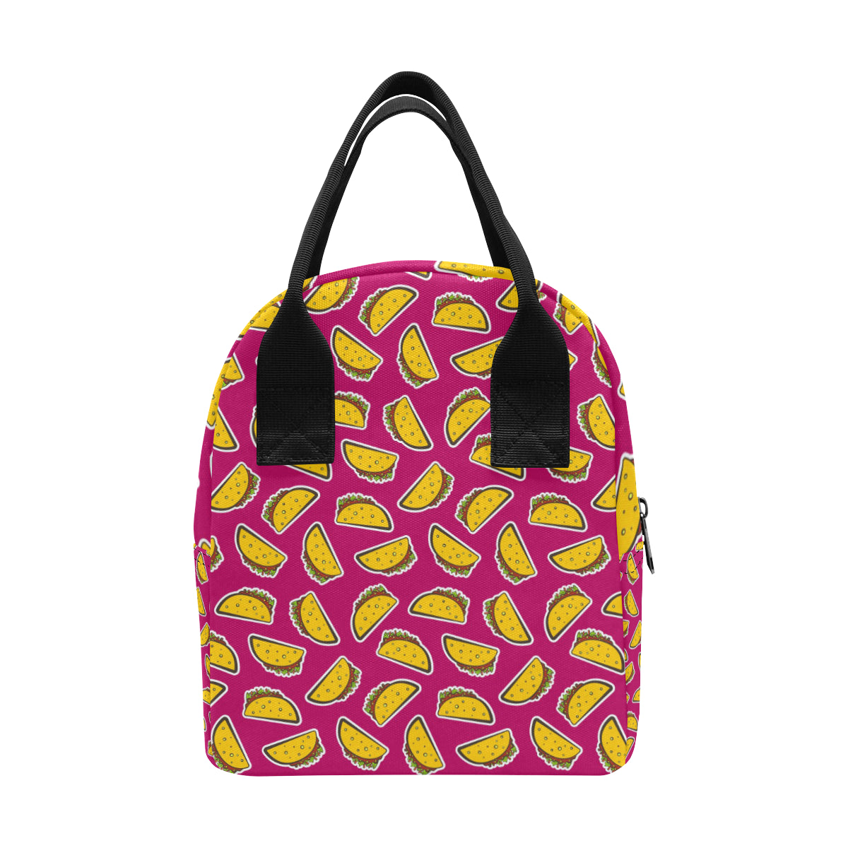 Taco Pattern Print Design TC01 Insulated Lunch Bag