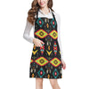 Native Pattern Print Design A05 Apron with Pocket