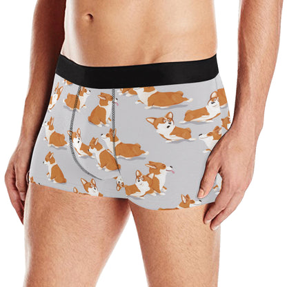Pembroke Welsh Corgis Pattern Print Design A04 Men's Boxer Briefs