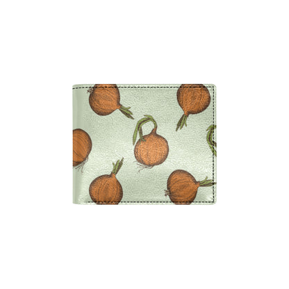 Onion Pattern Print Design A05 Men's ID Card Wallet